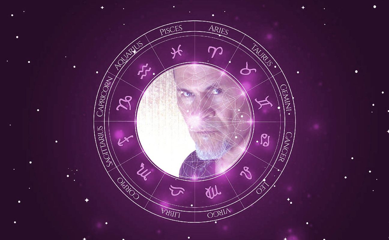 Imagem representando o mapa astral de A Martinez