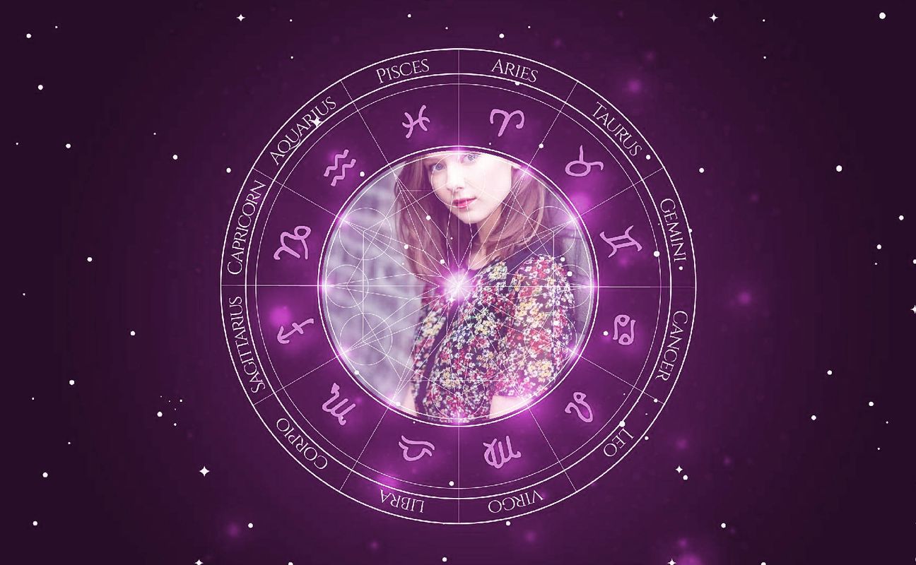 Imagem representando o mapa astral de Alexandra Dowling