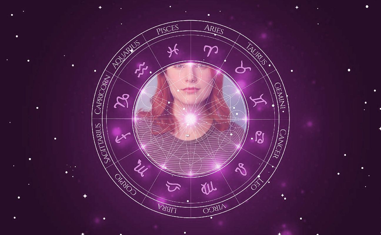 Imagem representando o mapa astral de Ali Astin