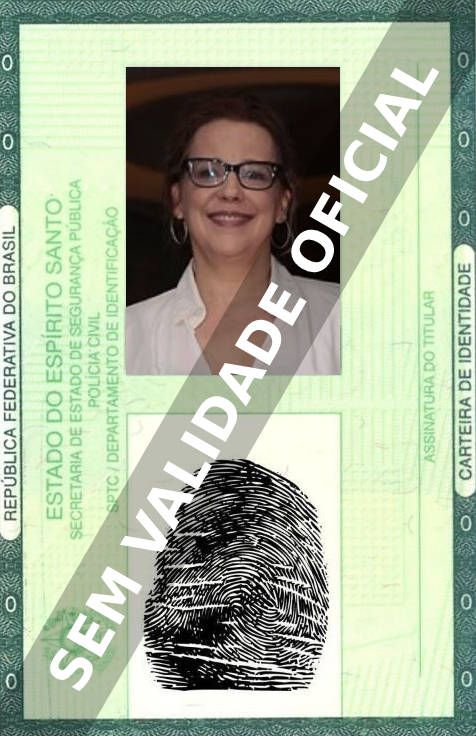 Imagem hipotética representando a carteira de identidade de Ana Beatriz Nogueira