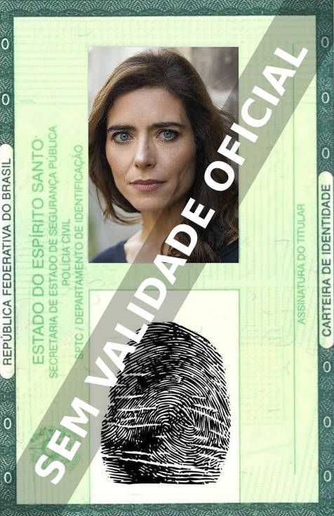 Imagem hipotética representando a carteira de identidade de Anabela Teixeira