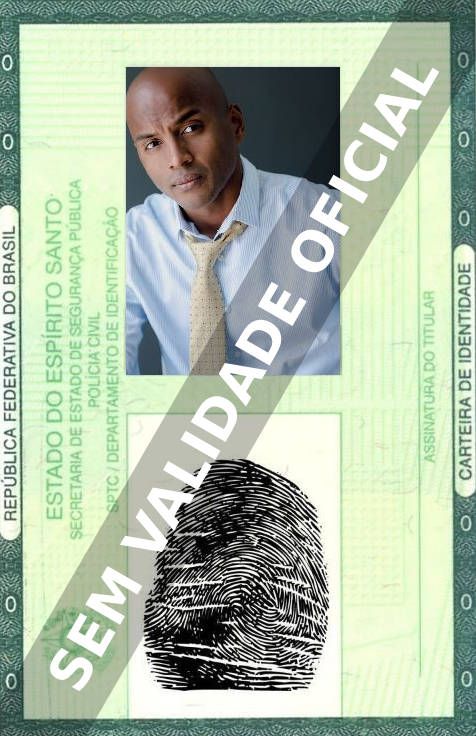 Imagem hipotética representando a carteira de identidade de Andre Boyer