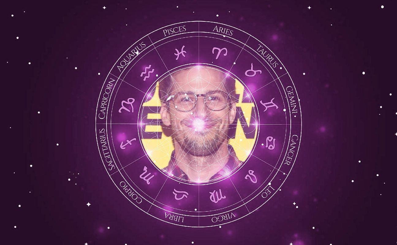 Imagem representando o mapa astral de Andy Samberg