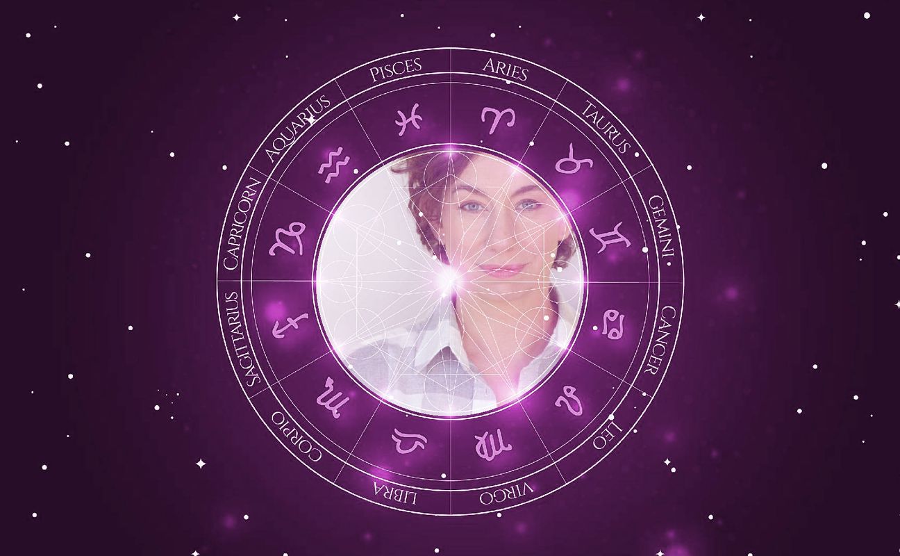 Imagem representando o mapa astral de Annie Karstens