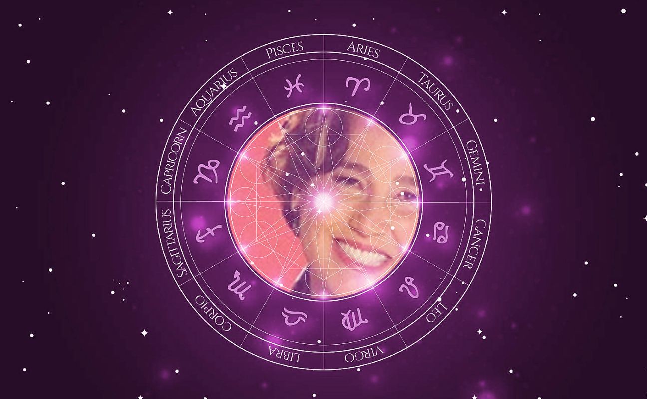 Imagem representando o mapa astral de Claudia Jimenez