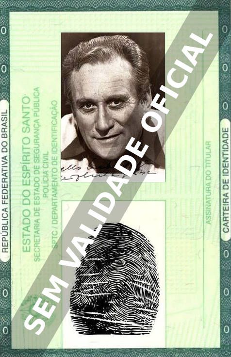 Imagem hipotética representando a carteira de identidade de Dieter Eppler