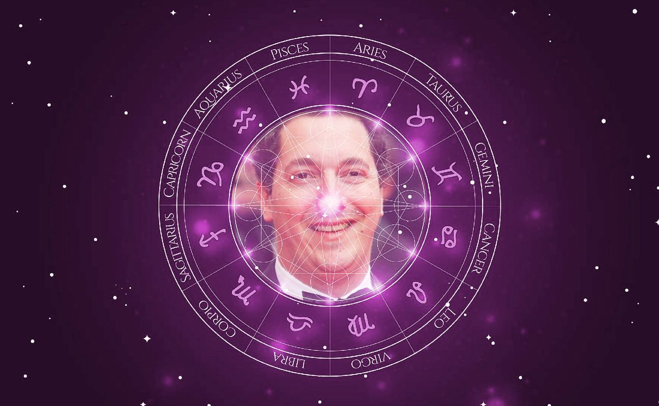 Imagem representando o mapa astral de Guillaume Gallienne
