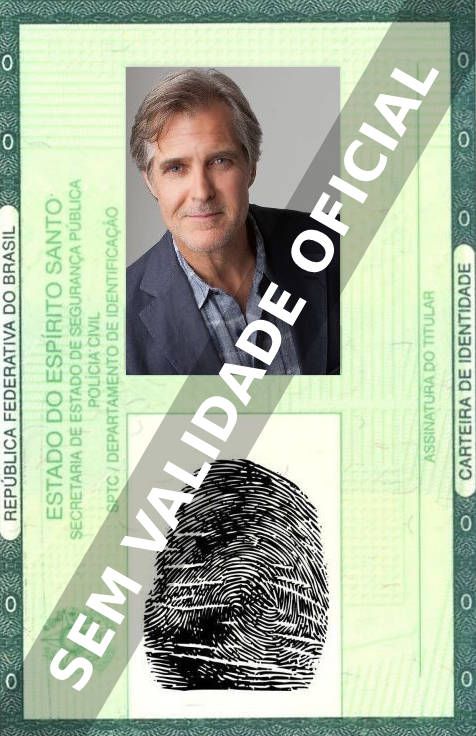 Imagem hipotética representando a carteira de identidade de Henry Czerny