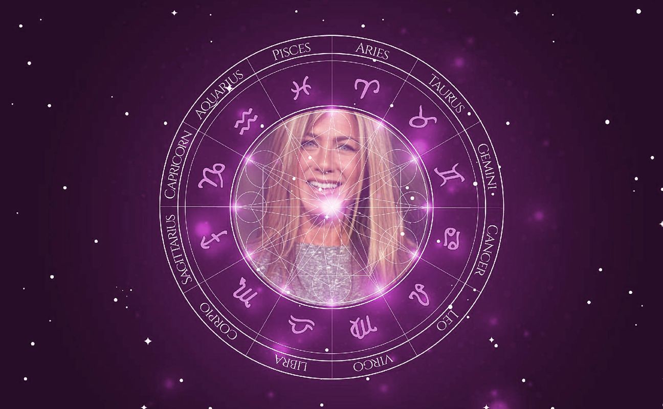 Imagem representando o mapa astral de Jennifer Aniston