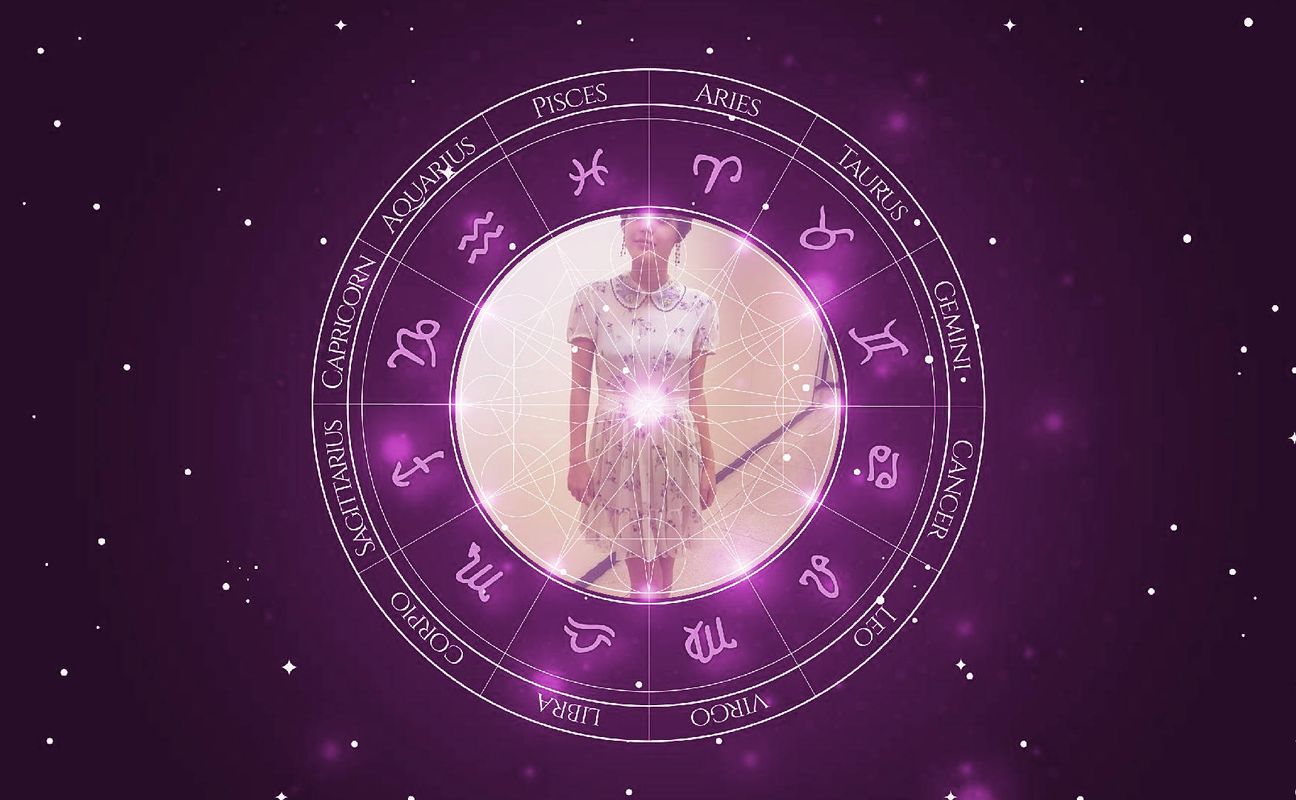 Imagem representando o mapa astral de Julia Dalavia