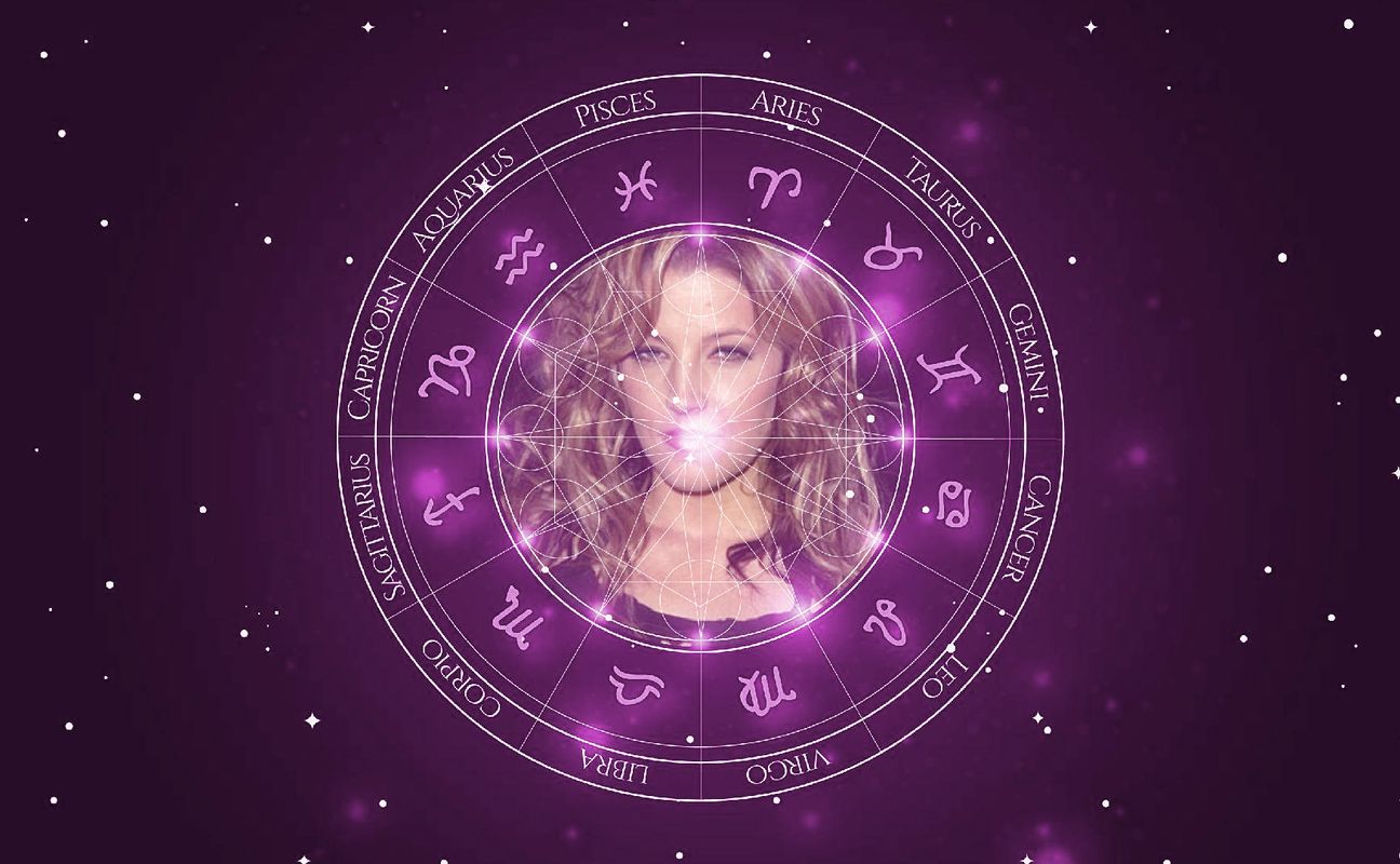 Imagem representando o mapa astral de Lisa Marie Presley