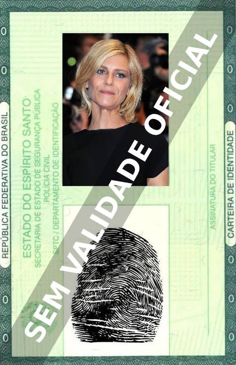 Imagem hipotética representando a carteira de identidade de Marina Foïs