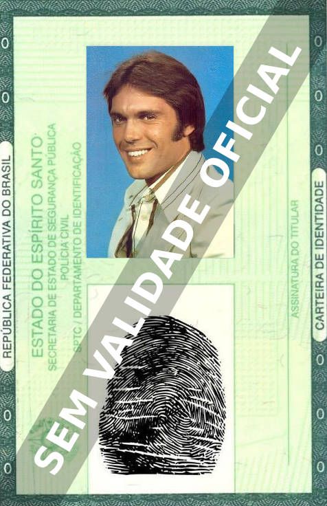 Imagem hipotética representando a carteira de identidade de Mário Cardoso