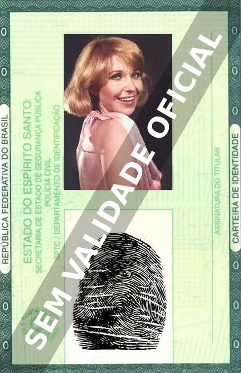 Imagem hipotética representando a carteira de identidade de Pepita Rodrigues