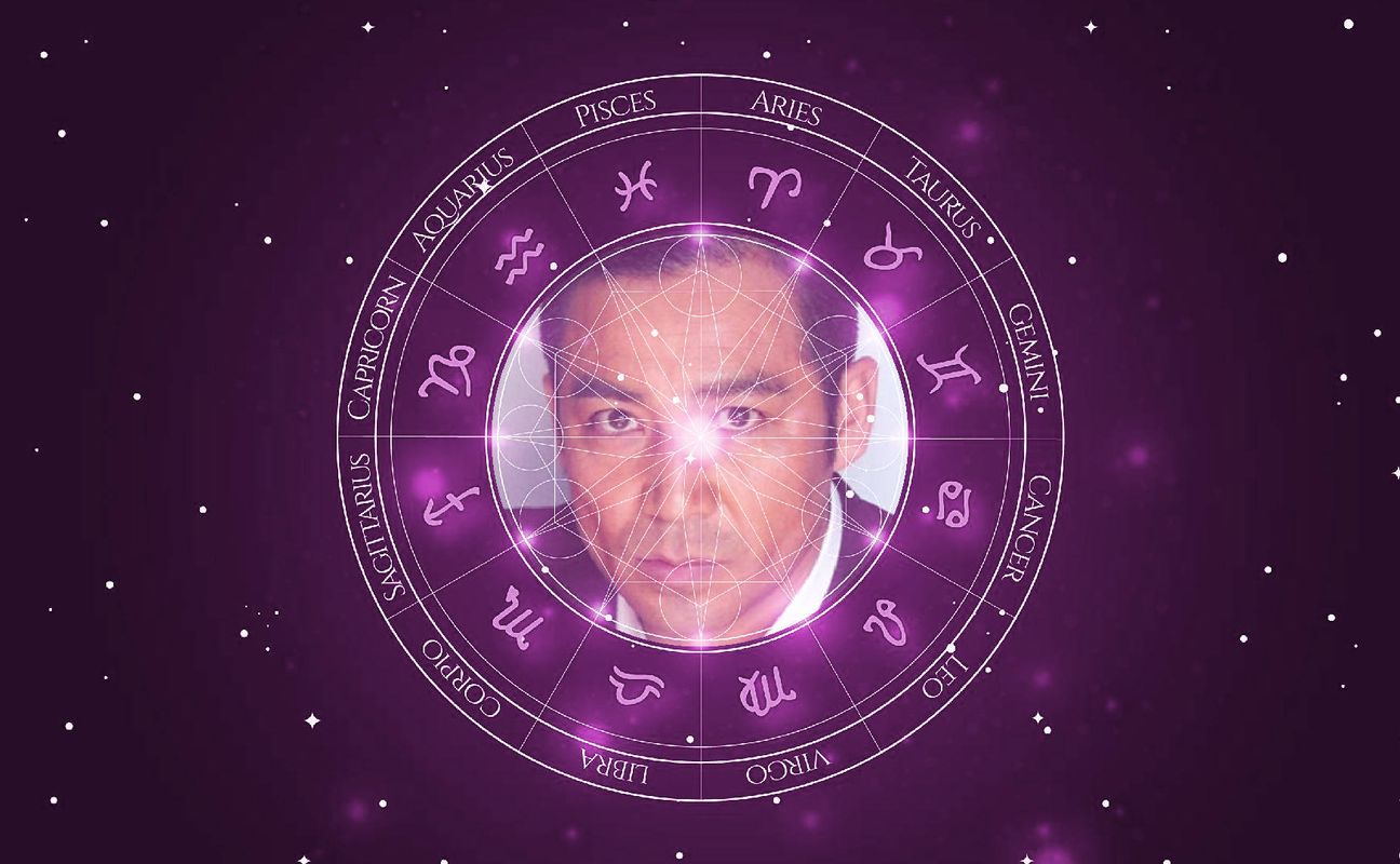 Imagem representando o mapa astral de Shun Sugata