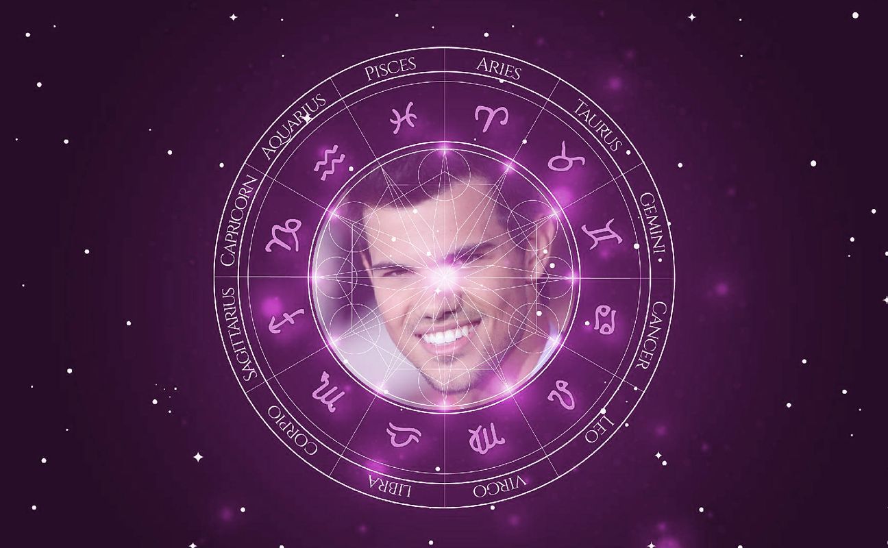 Imagem representando o mapa astral de Taylor Lautner