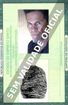 Imagem hipotética representando a carteira de identidade de A Martinez