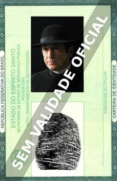 Imagem hipotética representando a carteira de identidade de Adriano Luz