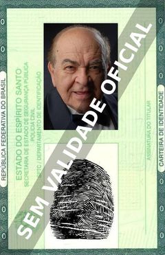 Imagem hipotética representando a carteira de identidade de Alberto Podestá