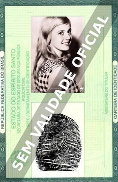 Imagem hipotética representando a carteira de identidade de Alessandra Panaro