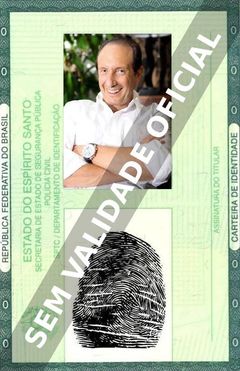 Imagem hipotética representando a carteira de identidade de Alexander Rapoport