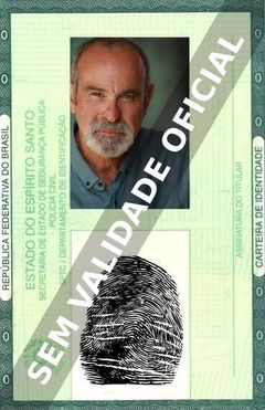 Imagem hipotética representando a carteira de identidade de Allan Wasserman