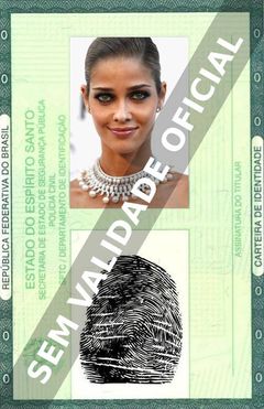 Imagem hipotética representando a carteira de identidade de Ana Beatriz Barros