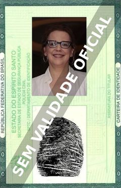 Imagem hipotética representando a carteira de identidade de Ana Beatriz Nogueira