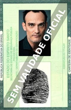 Imagem hipotética representando a carteira de identidade de Anatole Taubman