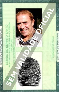 Imagem hipotética representando a carteira de identidade de André José Adler