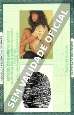 Imagem hipotética representando a carteira de identidade de Andrea Richa