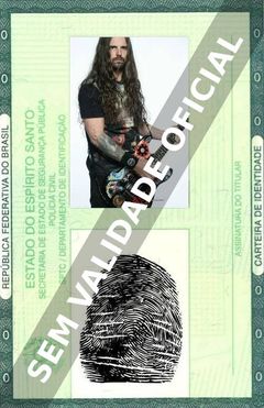 Imagem hipotética representando a carteira de identidade de Andreas Kisser