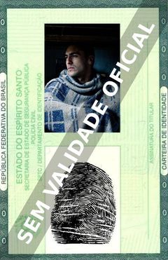 Imagem hipotética representando a carteira de identidade de Andrew Knoll