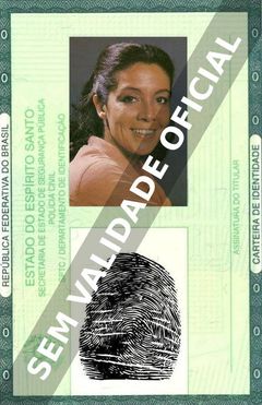 Imagem hipotética representando a carteira de identidade de Ângela Leal