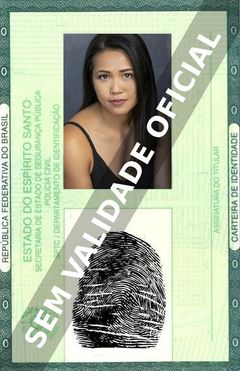 Imagem hipotética representando a carteira de identidade de Anna Lee