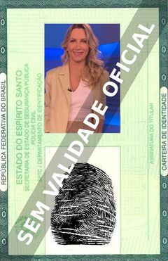 Imagem hipotética representando a carteira de identidade de Anne Lottermann