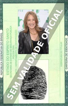 Imagem hipotética representando a carteira de identidade de Anne Ramsay