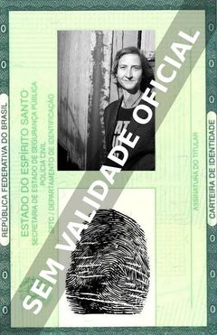 Imagem hipotética representando a carteira de identidade de Annick Mahnert