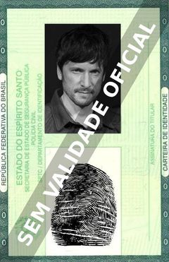 Imagem hipotética representando a carteira de identidade de Antonio Birabent
