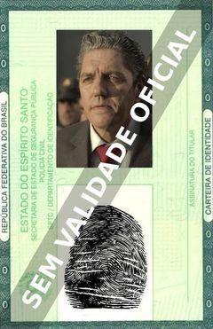 Imagem hipotética representando a carteira de identidade de Antonio Dechent