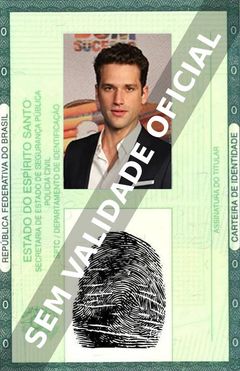 Imagem hipotética representando a carteira de identidade de Arthur Sales