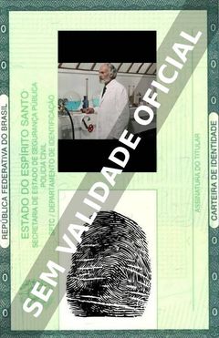 Imagem hipotética representando a carteira de identidade de Attilio Dottesio