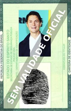 Imagem hipotética representando a carteira de identidade de Augustus Prew