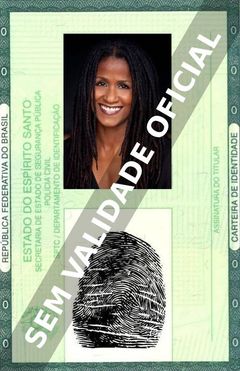 Imagem hipotética representando a carteira de identidade de Bahni Turpin