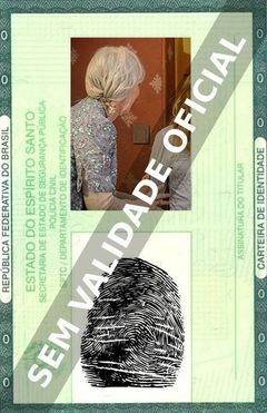 Imagem hipotética representando a carteira de identidade de Barbara Schulz