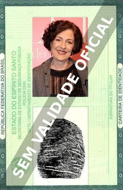 Imagem hipotética representando a carteira de identidade de Bia Montez