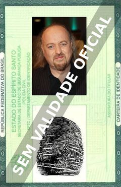 Imagem hipotética representando a carteira de identidade de Bill Bailey