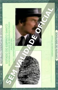 Imagem hipotética representando a carteira de identidade de Bill Saluga