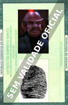 Imagem hipotética representando a carteira de identidade de Billy Bastiani