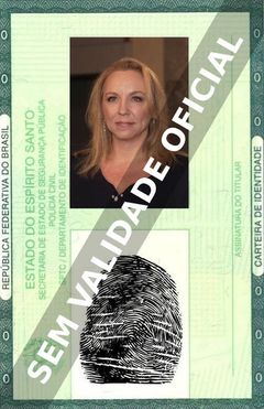 Imagem hipotética representando a carteira de identidade de Brett Butler